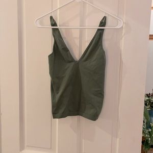 Intimately Free People top xs/s green spandex top